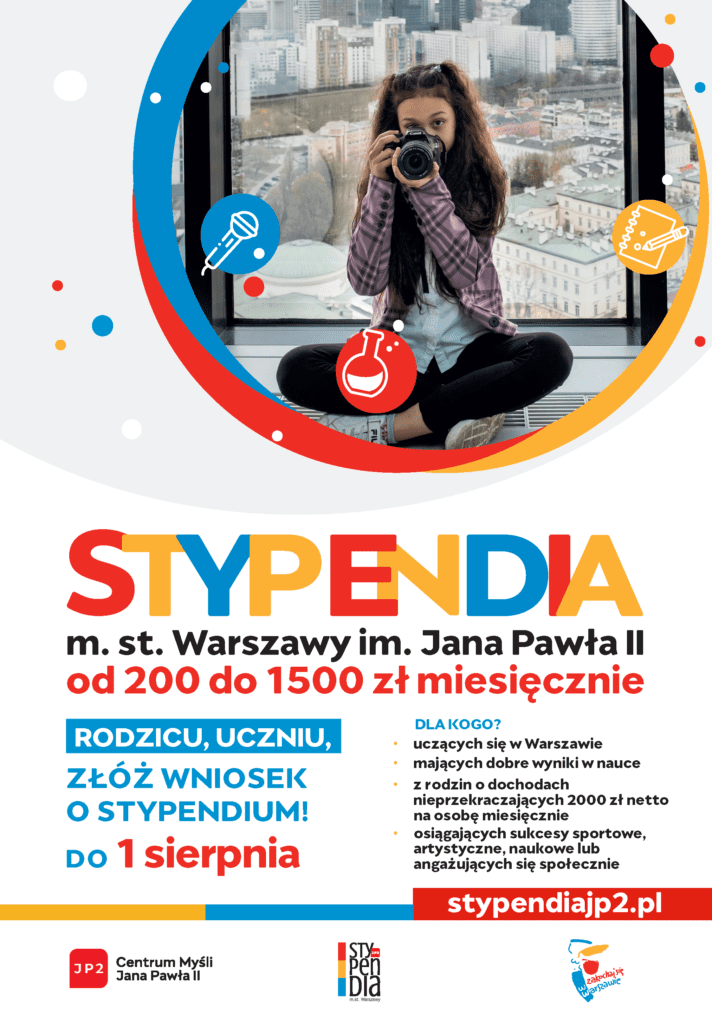 Plakat stypendia