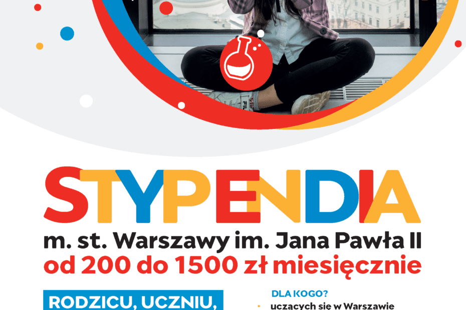 Plakat stypendia